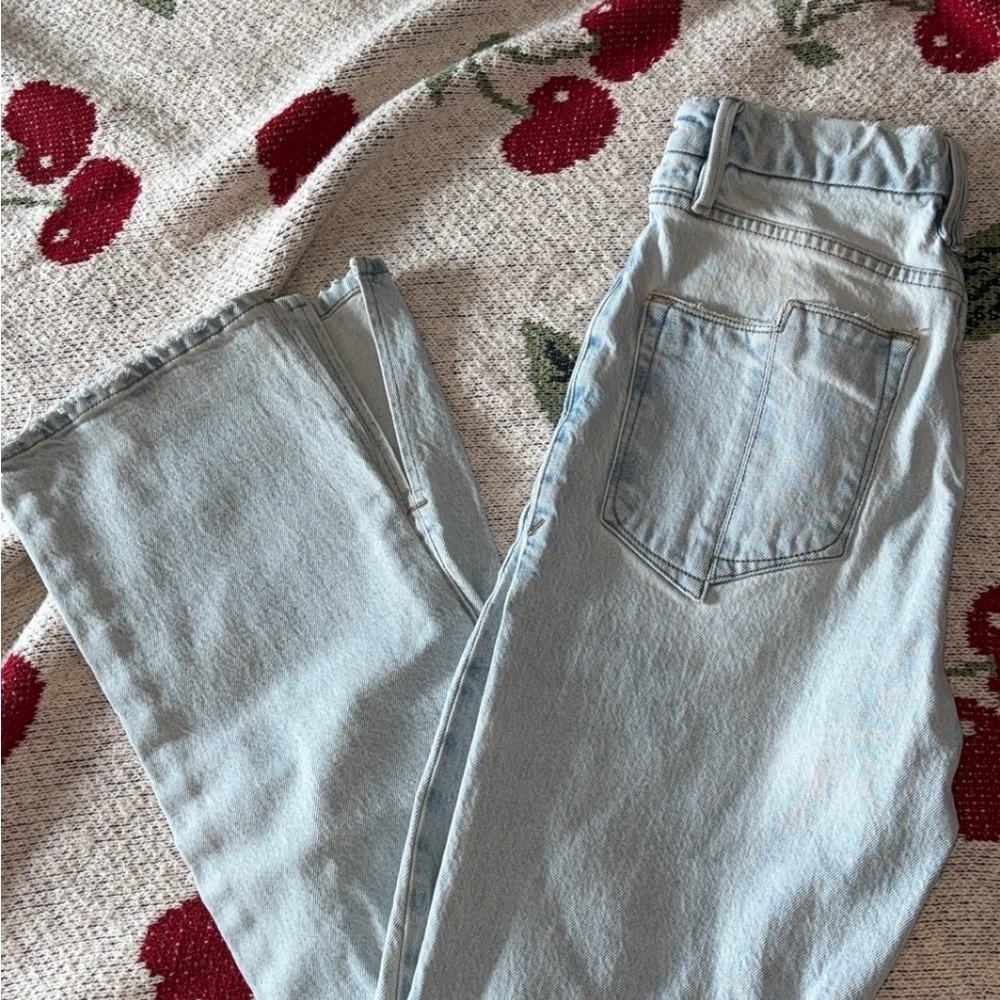 Good American Light Blue Boot Cut Jeans